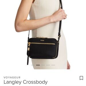 NWT Tumi Langley Crossbody bag, black